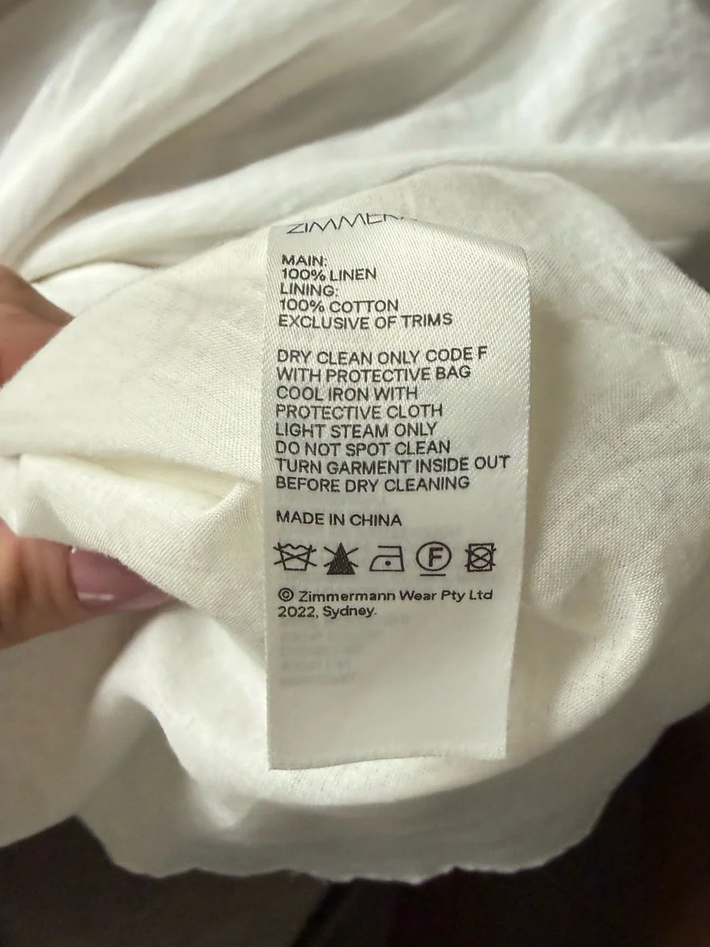 Zimmerman Prima Day Puff-Sleeve Mini Dress - Picture 7 of 7